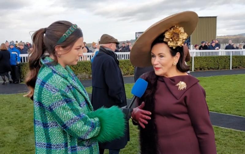 WATCH: Carlow lady wins best dressed at Naas Winter Ladies Day