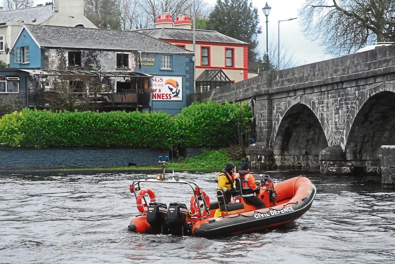 Longford volunteers join the search for a body in Carrick-on-Shannon