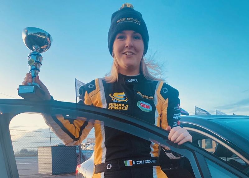 Roscrea's Nicole Drought takes first Irish Rallycross win at Mondello