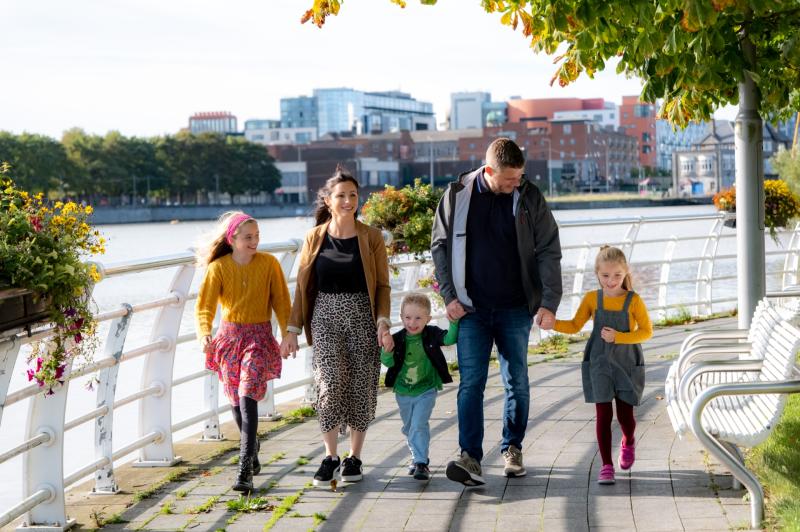 Ruttle Family walk three bridges