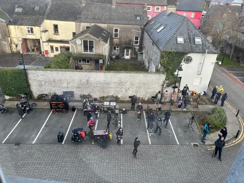 'Great excitement' as filming for new thriller series took place in Kilkenny today