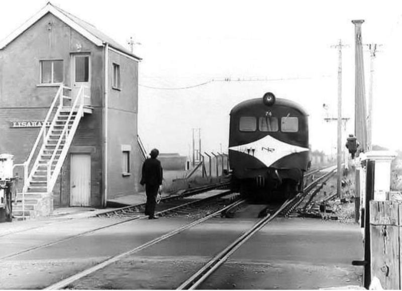 Old rail halt at Lisahally.