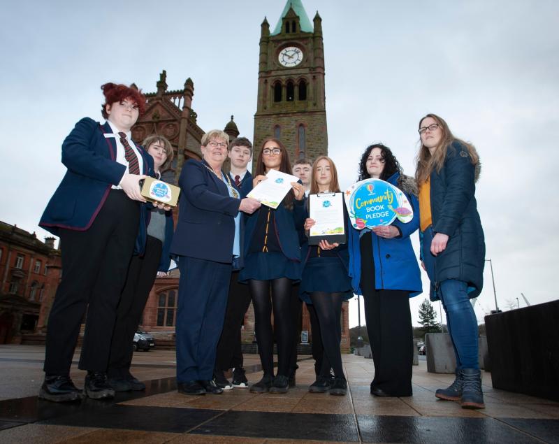 Oakgrove's Community Book Pledge receives Derry businesses support