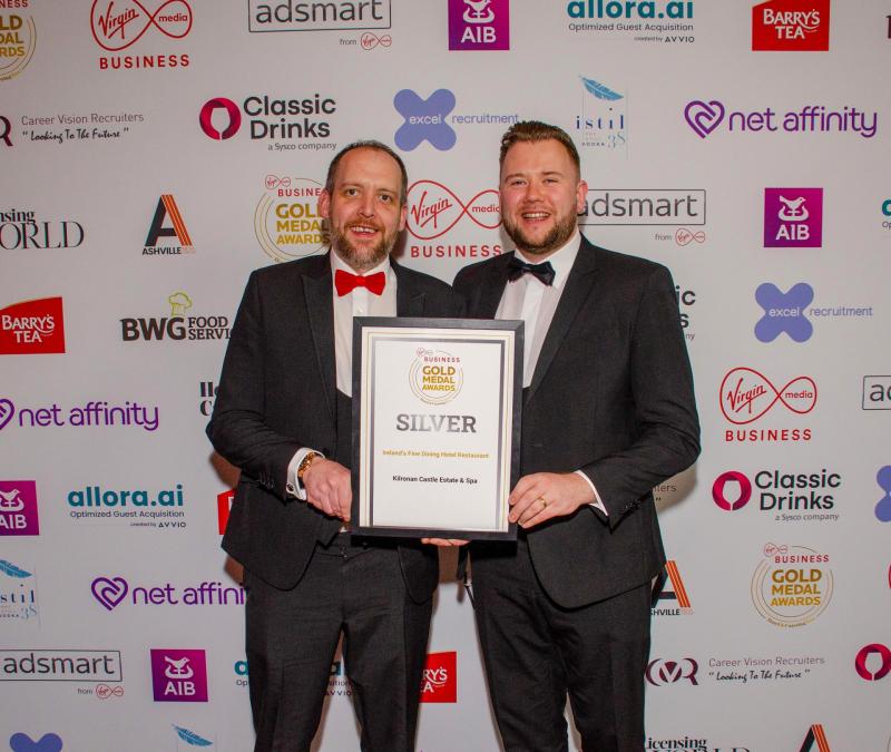 Kilronan Castle Estate & Spa is  Gold Medal winner 