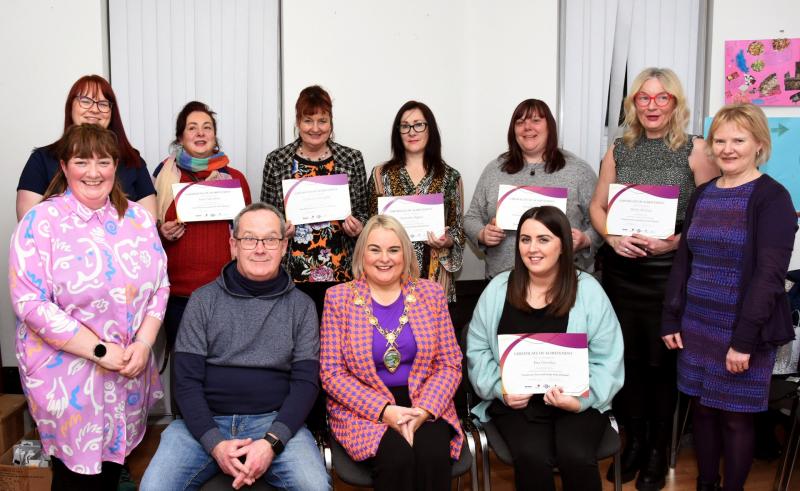 Derry women celebrate completion of good relations course
