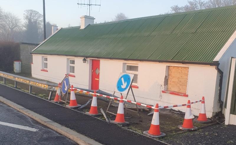 Barrier demanded as car crashes into bedroom wall of Laois cottage