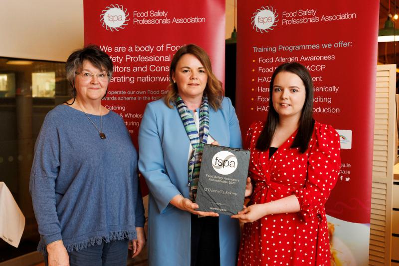O’Donnell’s bakery in Laghey awarded the Food Safety Assurance Accreditation 