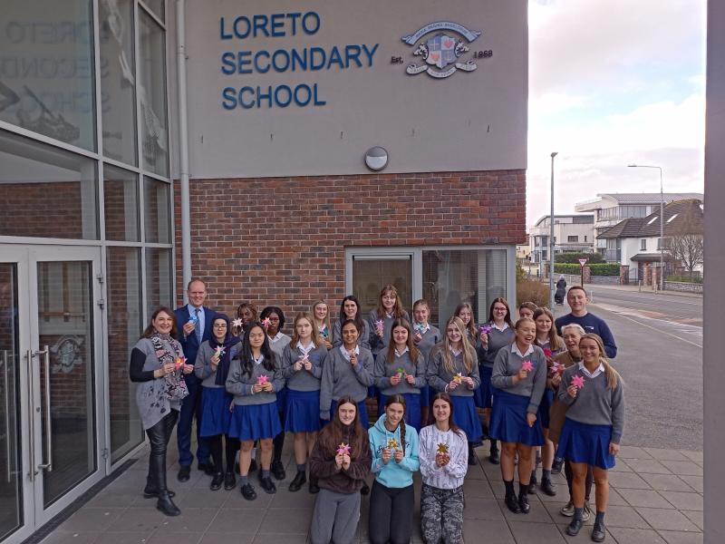 Loreto Kilkenny shines light on genderbased violence Ireland Live