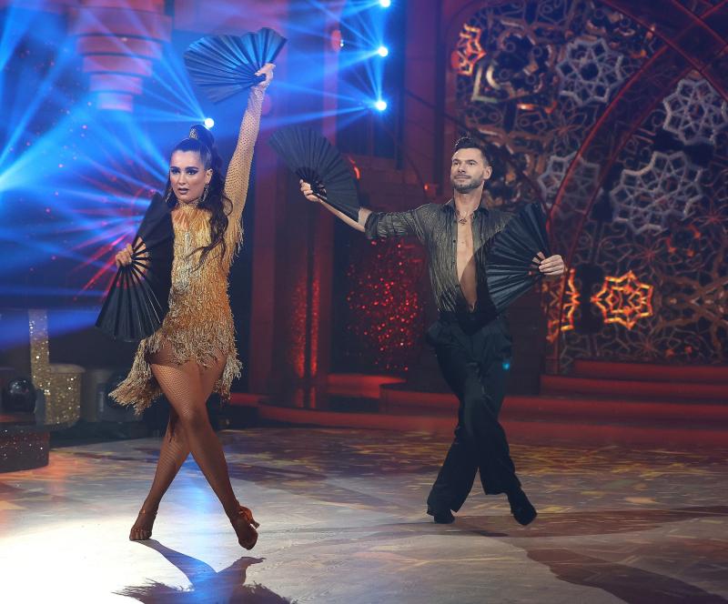 Brooke Scullion filming in Bellaghy for Dancing with the Stars final