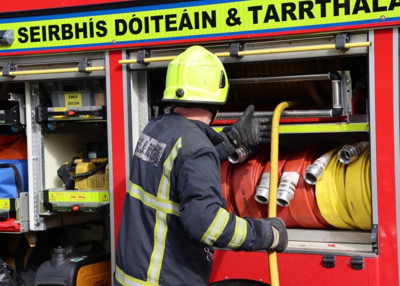 Emergency services attend scene of a four vehicle collision in Limerick