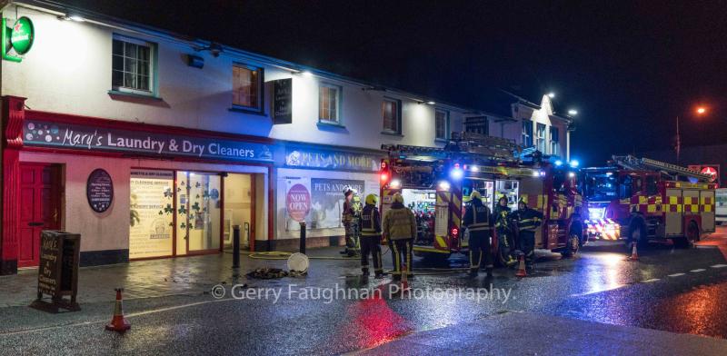 Fire service tackles blaze at well known Leitrim business 