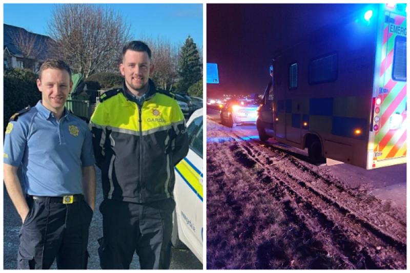 Naas gardaí help deliver baby on M7 
