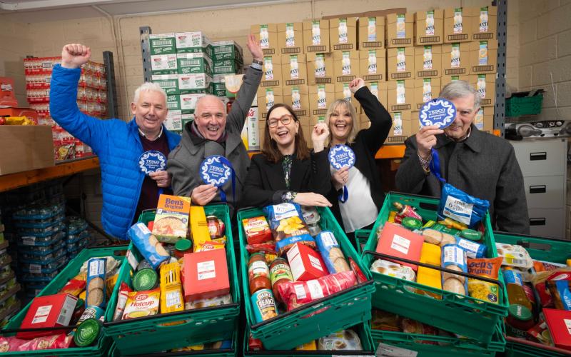 Waterford Food Bank receives significant funding from Tesco Ireland 