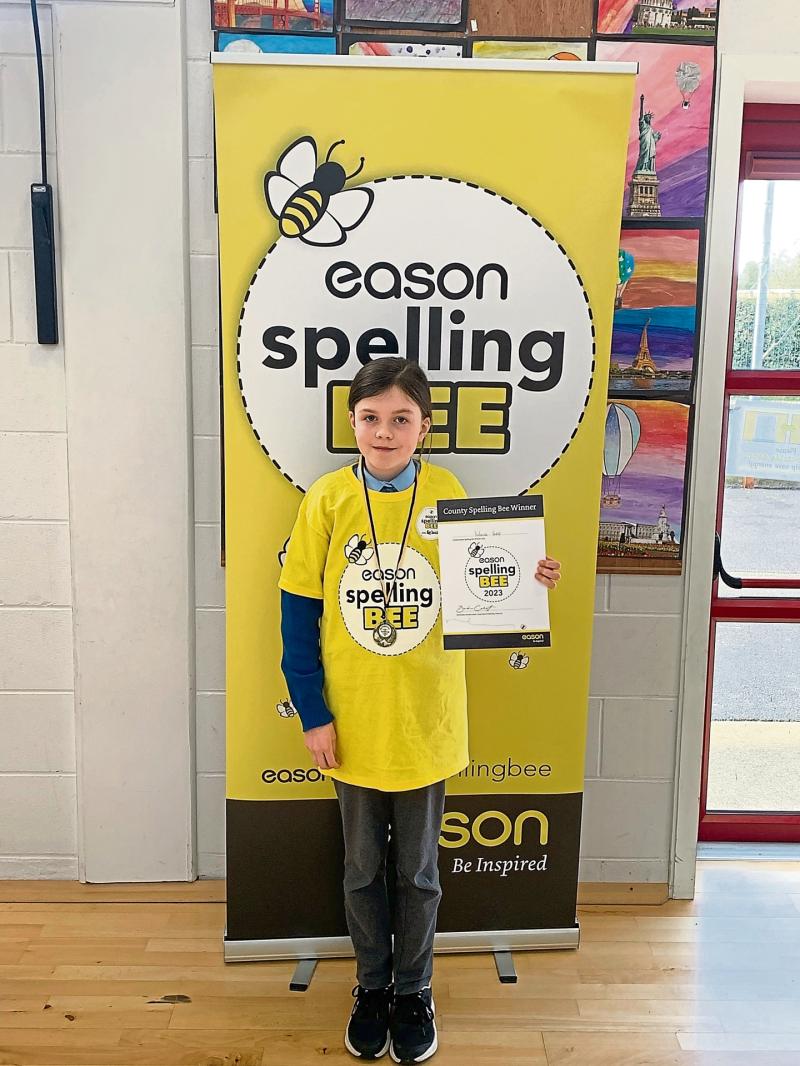 Rebecca crowned Longford Eason spelling champion