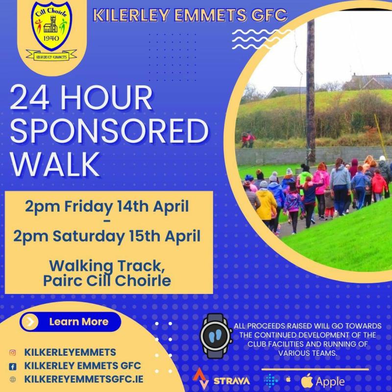 Kilkerley Emmets to host Community Day and Sponsored Walk