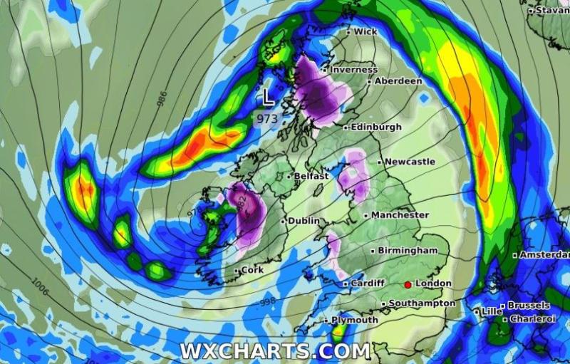 STORM WATCH: Forecaster gives major update on storm front with snow forecast for Ireland this week