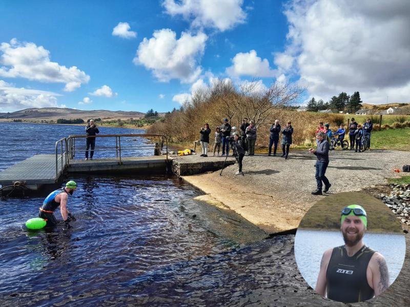 Swimming to keep the Lough Finn legend alive
