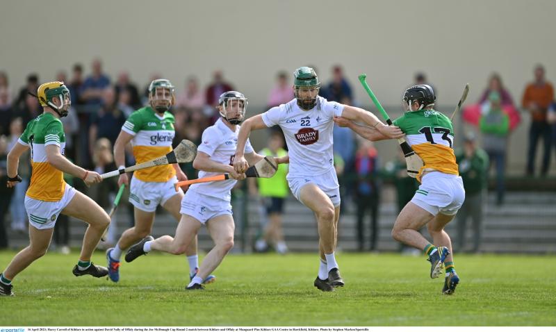 Early sending off crucial as impressive Offaly take venue out of equation with easy win