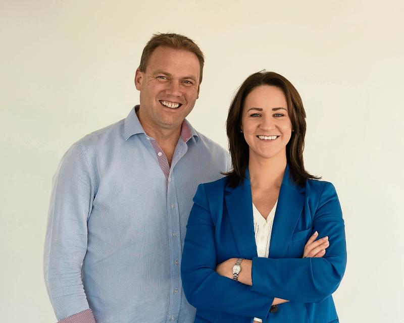 ‘The Lunch Bag’ CEO Ray Nangle and Newtowncashel woman, MD Ger Killian