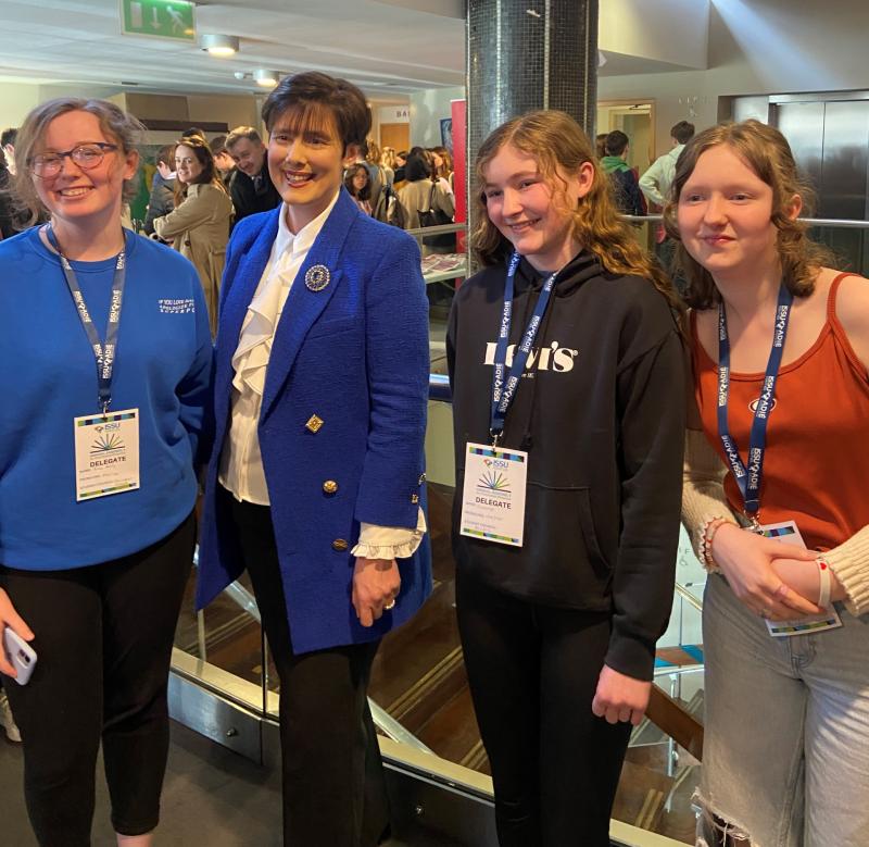 Offaly students attend Irish Secondary Students Union Annual assembly