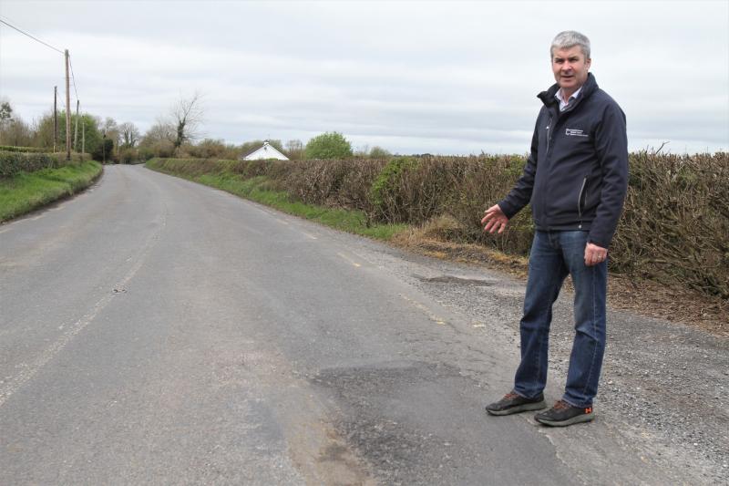 Resurfacing works on Birr to Portumna road welcomed by local Councillor