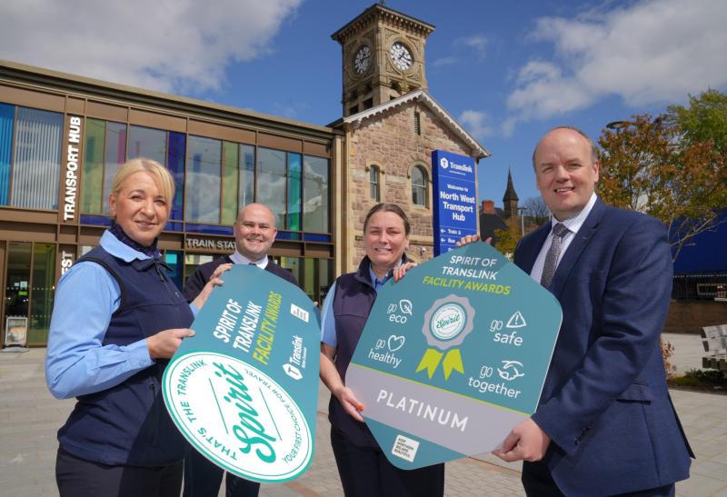 Derry Translink staff scoop top Platinum performance awards 