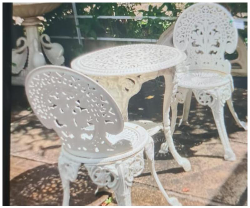 Laois Gardai issue appeal over stolen garden furniture
