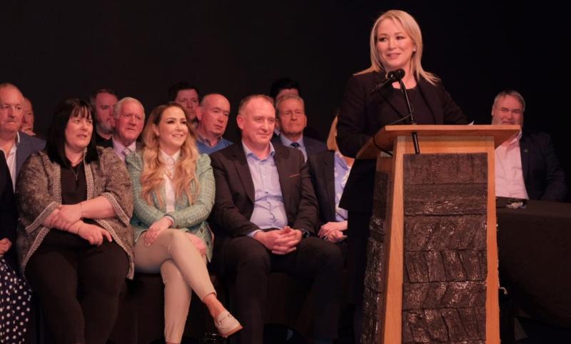 Michelle O’Neill addresses Mid Ulster Sinn Féin Conference in Seamus Heaney Homeplace
