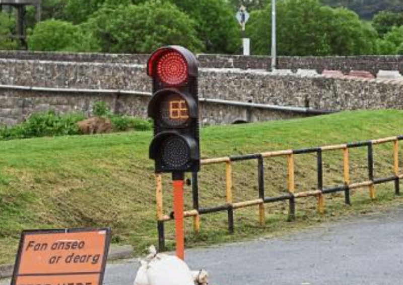 Traffic light system to be implemented on Carlow road for five weeks