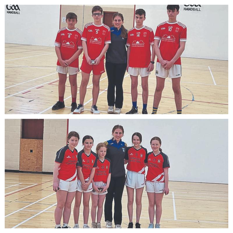 Longford success as double Féile na nGael  glory for Abbeylara handballers