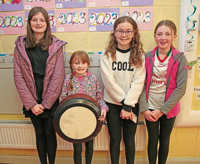 Annie, Masie and Norah Drake, Emily Fitzpatrick at the recent County Longford Fleadh Cheoil which took place in Edgeworthstown Picture: Shelley Corcoran