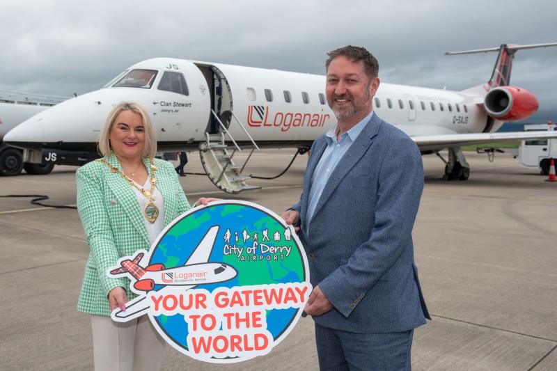 The Sky’s the Limit as new Loganair Heathrow service takes off from Derry