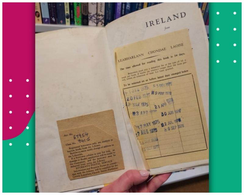 Portlaoise Library book returned 47 years late
