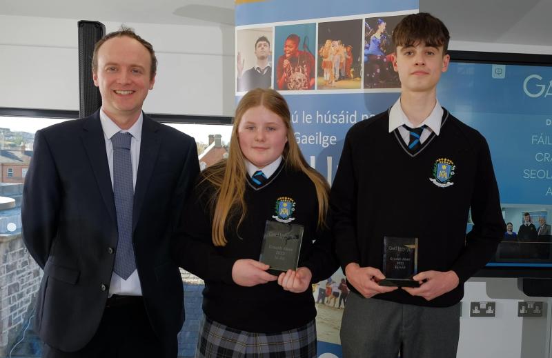 Dundalk Marist students win first and second place in Abair Irish Public Speaking Final