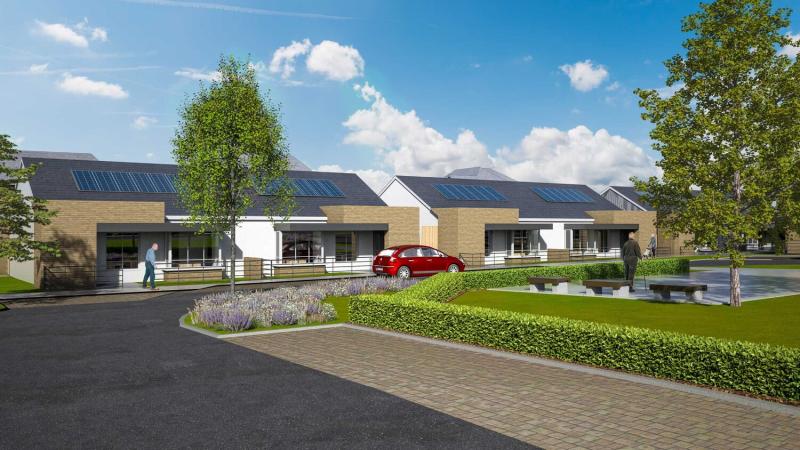 New social houses at Clonminch currently being allocated