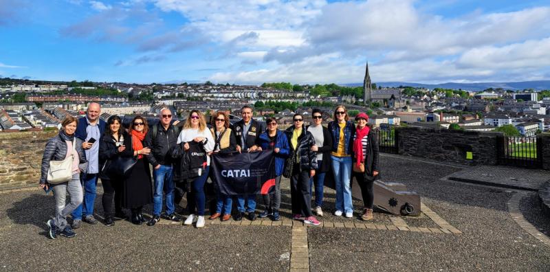 Spanish travel agents explore Derry's Walls