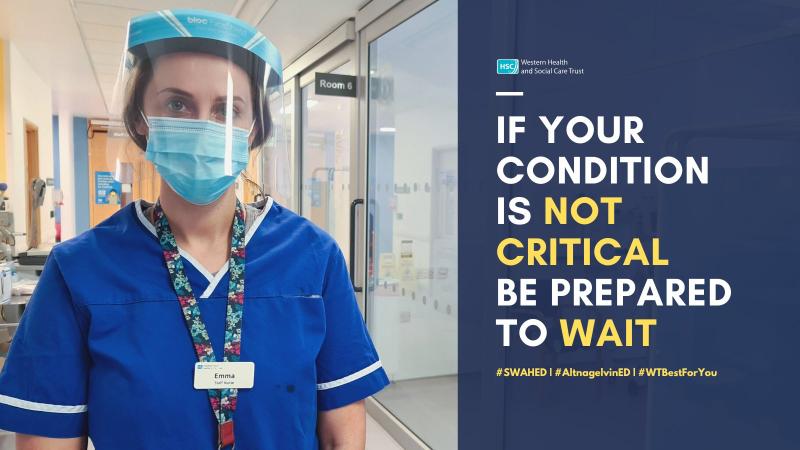 Altnagelvin Emergency Department remains 'extremely busy'  