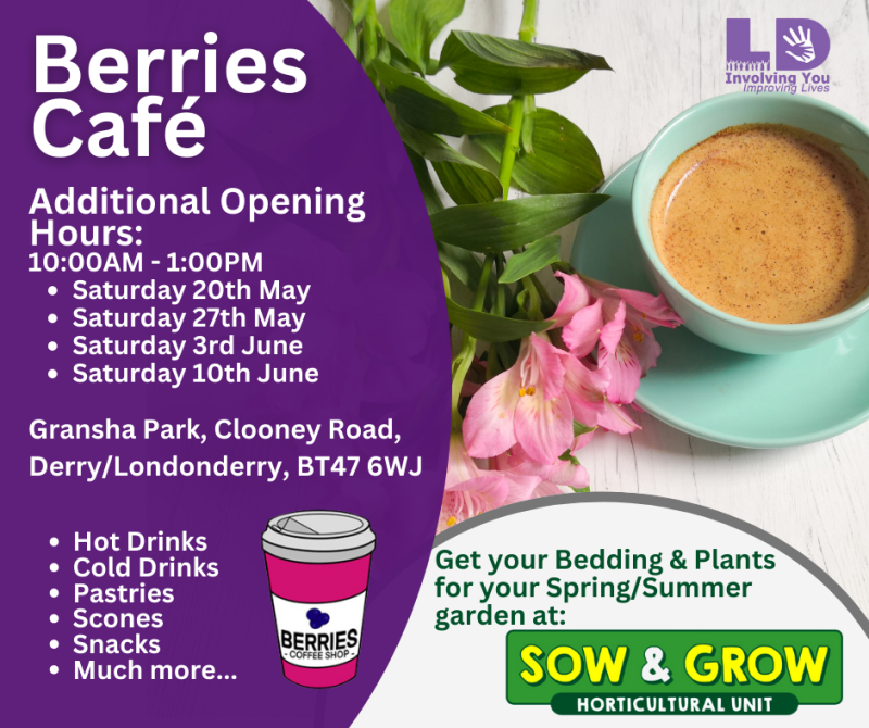 Sow and Grow Group garden enthusiasts to their Berries Café
