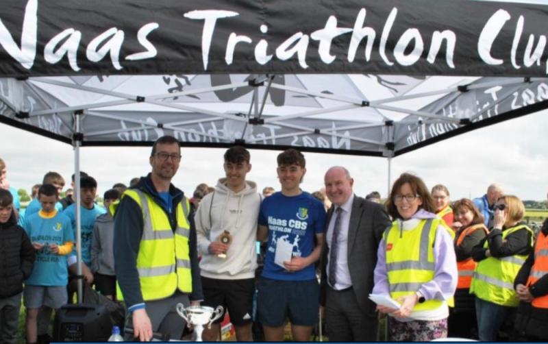 CBS students take part in duathlon at Naas racecourse
