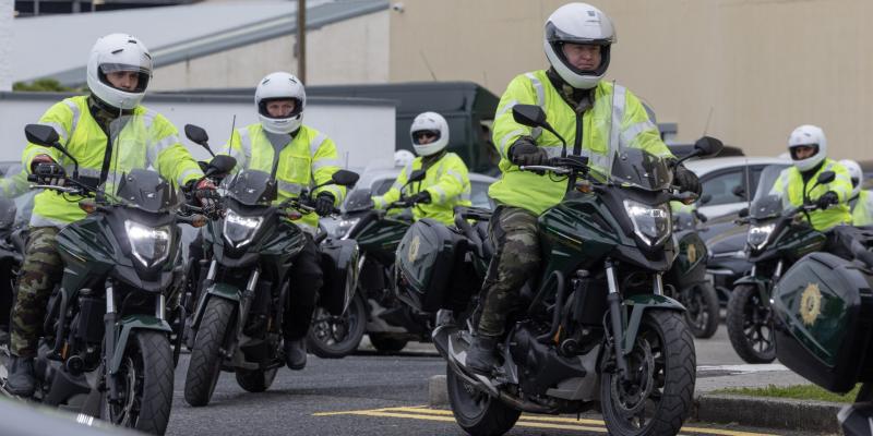 Defence Forces get on their bikes in Donegal for National Famine Commemoration