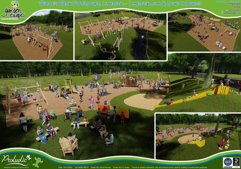 'Major upgrade' revealed for the playground in Limerick's People's Park