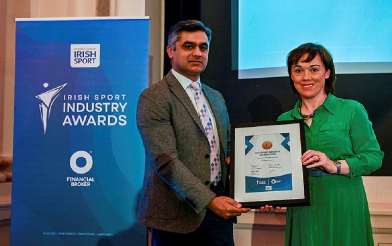 Laois Sports Partnership scoop major prize at the Irish Sport Industry Awards