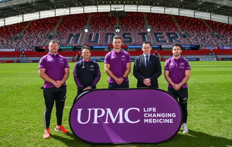UPMC Announced as Sports Medicine Supplier to Munster Rugby Ireland Live