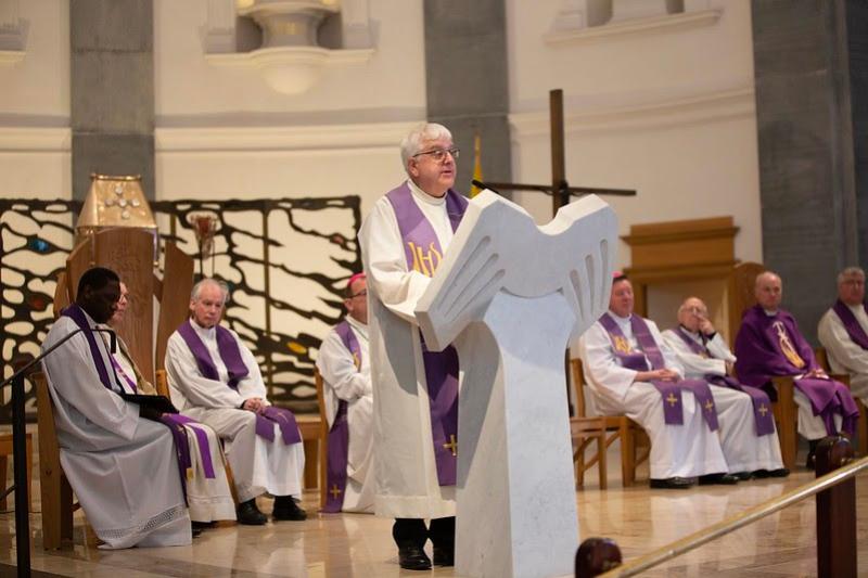 Episcopal Ordination Mass in Longford's St Mel's Cathedral today for Paul Connell as the new Bishop of Ardagh and Clonmacnois