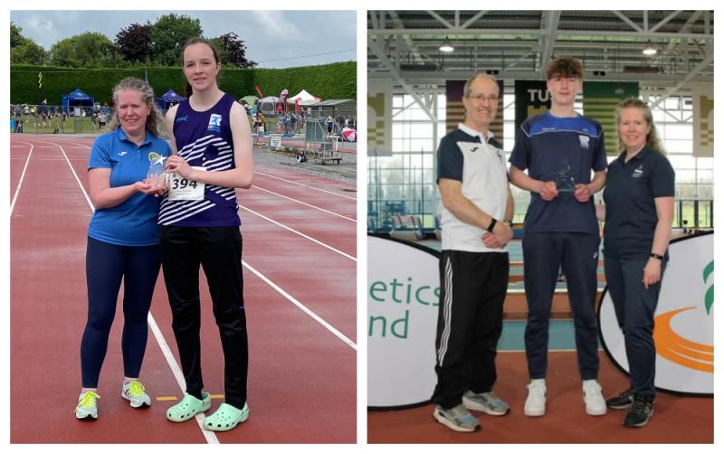 Laois duo rewarded for outstanding season on the running front