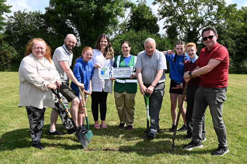 Carlow school becomes home to Green-Schools' 25-year time capsule