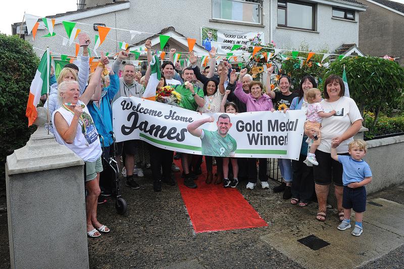 Gold Medal winner receives hero's welcome upon return to Dundalk  