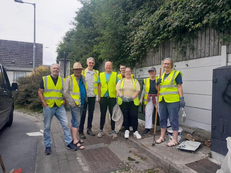 Many hands make light work as laneway gets makeover from volunteers in Kilkenny City