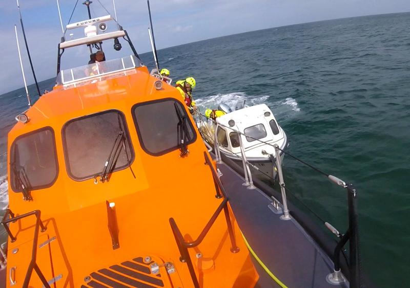 Clogherhead RNLI volunteers come to the aid of a drifting 19ft leisure craft