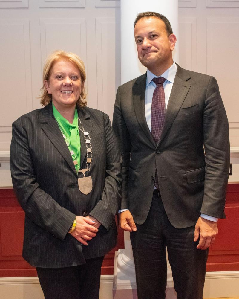 Louth Cathaoirleach meets Taoiseach  